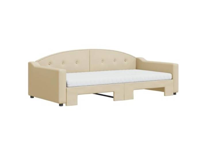 KTHLBRH Bettgestell aus Holz, Antik, 90 x 200 cm, mit Kopfteil 4 Schubladen, Lattenrost aus Sperrholz, Einzelbett mit Fußteil
