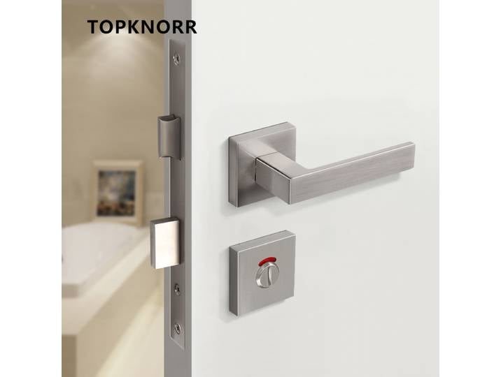 HORed-Serrure de porte à indicateur vert, indicateur de taupe ou d'innoccescence, serrure de séparation, poignée de porte fendue HOOffice
