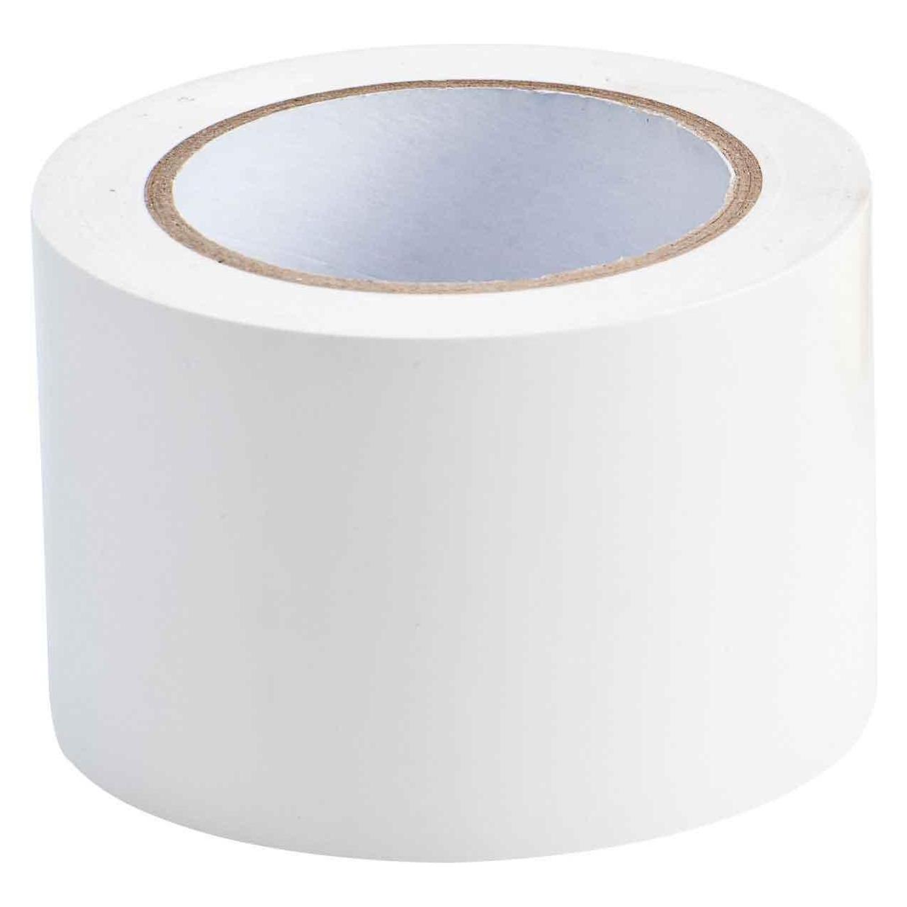 Brady B-726, AMT-3-White, Bodenmarkierbänder, selbstklebendes Vinyl, Weiss, 75mm x 33m (1 Rolle) (76.20 mm) (AMT-3-WHITE)