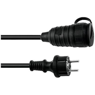 Eurolite 30245695 Strom Verlängerungskabel 16A Schwarz 3m H07RN-F 3G 1,5mm²