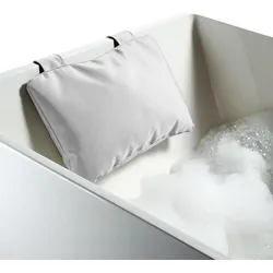 Loft Badewannenkissen 21 x 32 cm weiß mit 2 Saugnäpfen