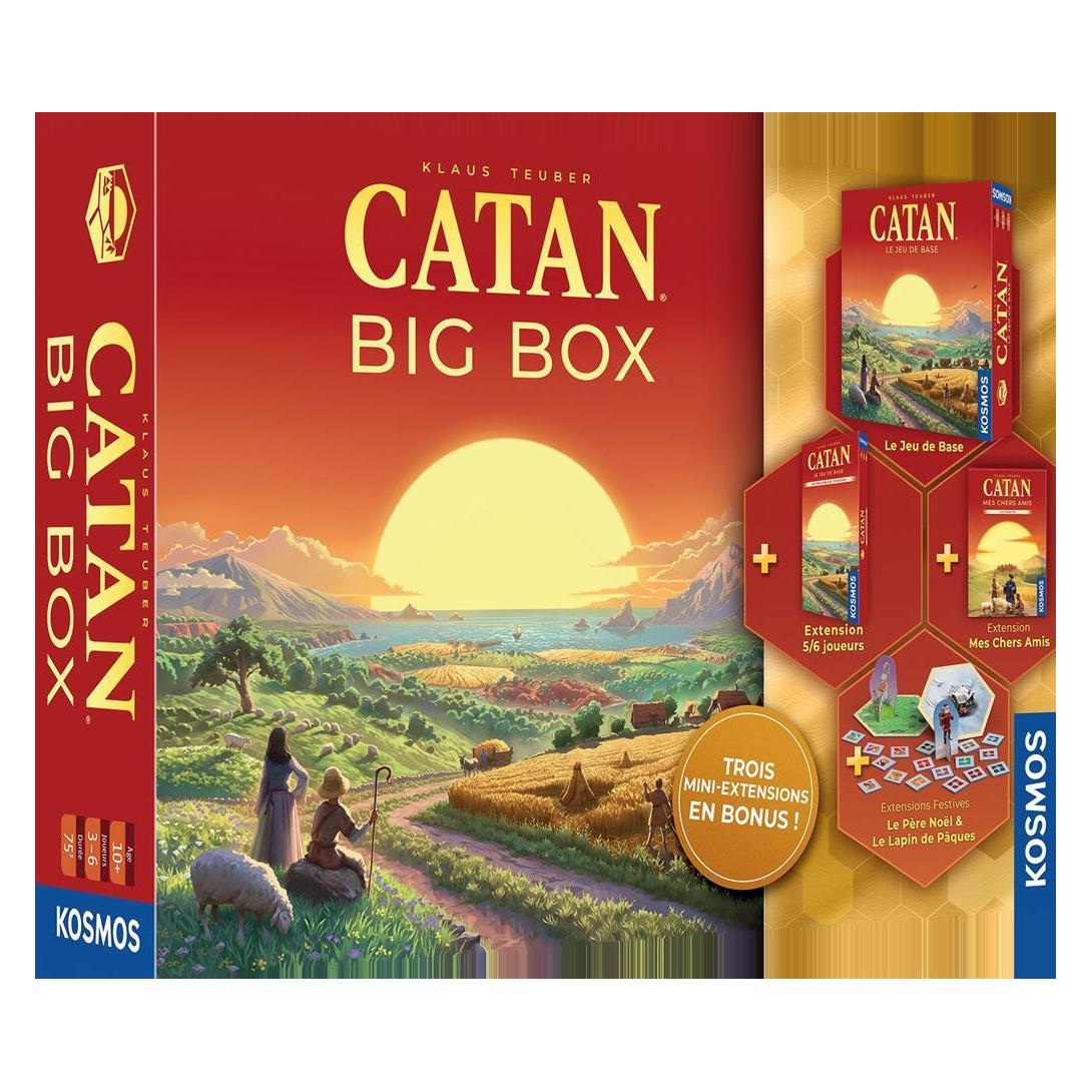 Asmodée CATAN Big Box 10+/3-6 (Französisch, 3 - 6 Spieler) (KOSCATBB0202FR)