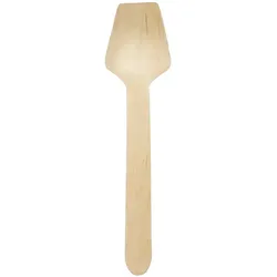 Eislöffel, Birkenholz, beige, 9,5 x 2,5 cm: 12000 Stück (5 Kartons)