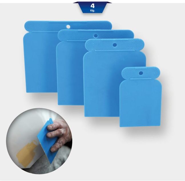 Brilliant Tools Jeu de couteaux de peintre, en plastique, 4 pcs (BT101935)