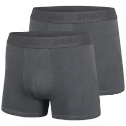 2er Pack JAKO Boxershorts Premium anthrazit L