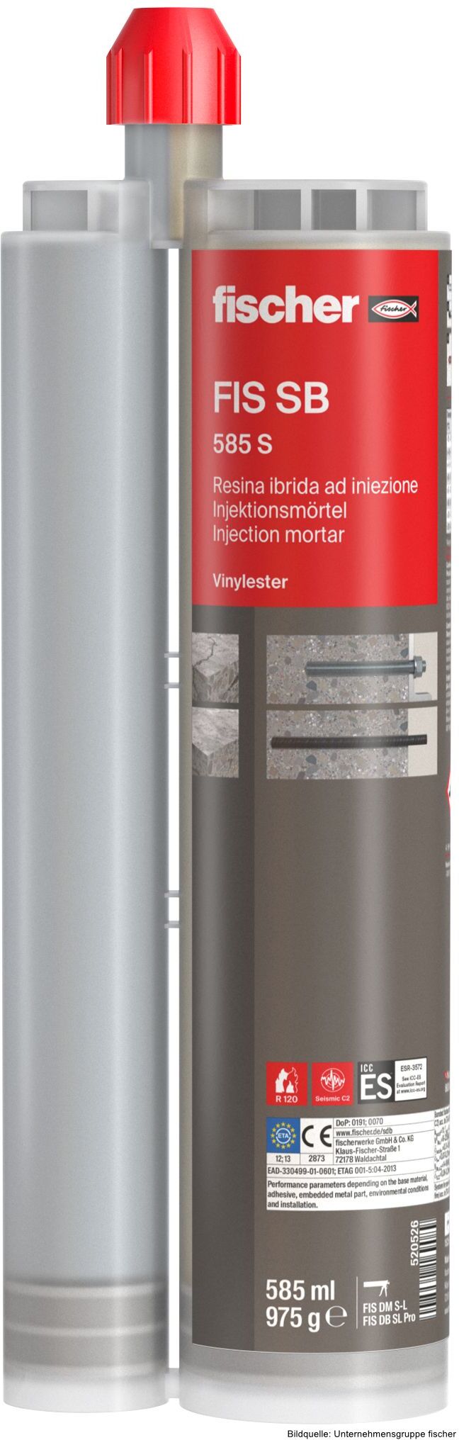 fischerwerke fischer Superbond-Mörtel FIS SB, 585 ml