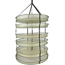 Caluma Trockennetz, Ø 90 cm, 6 Etagen, (clip- & faltbar)