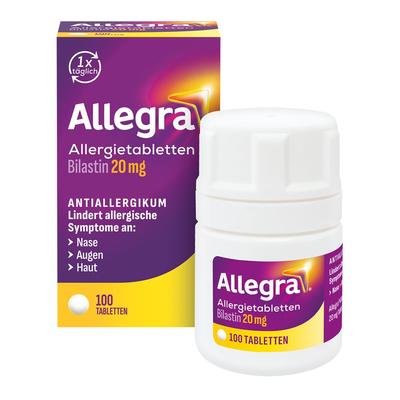 Allegra Allergietabletten 20 mg Tabletten Dose 100 St