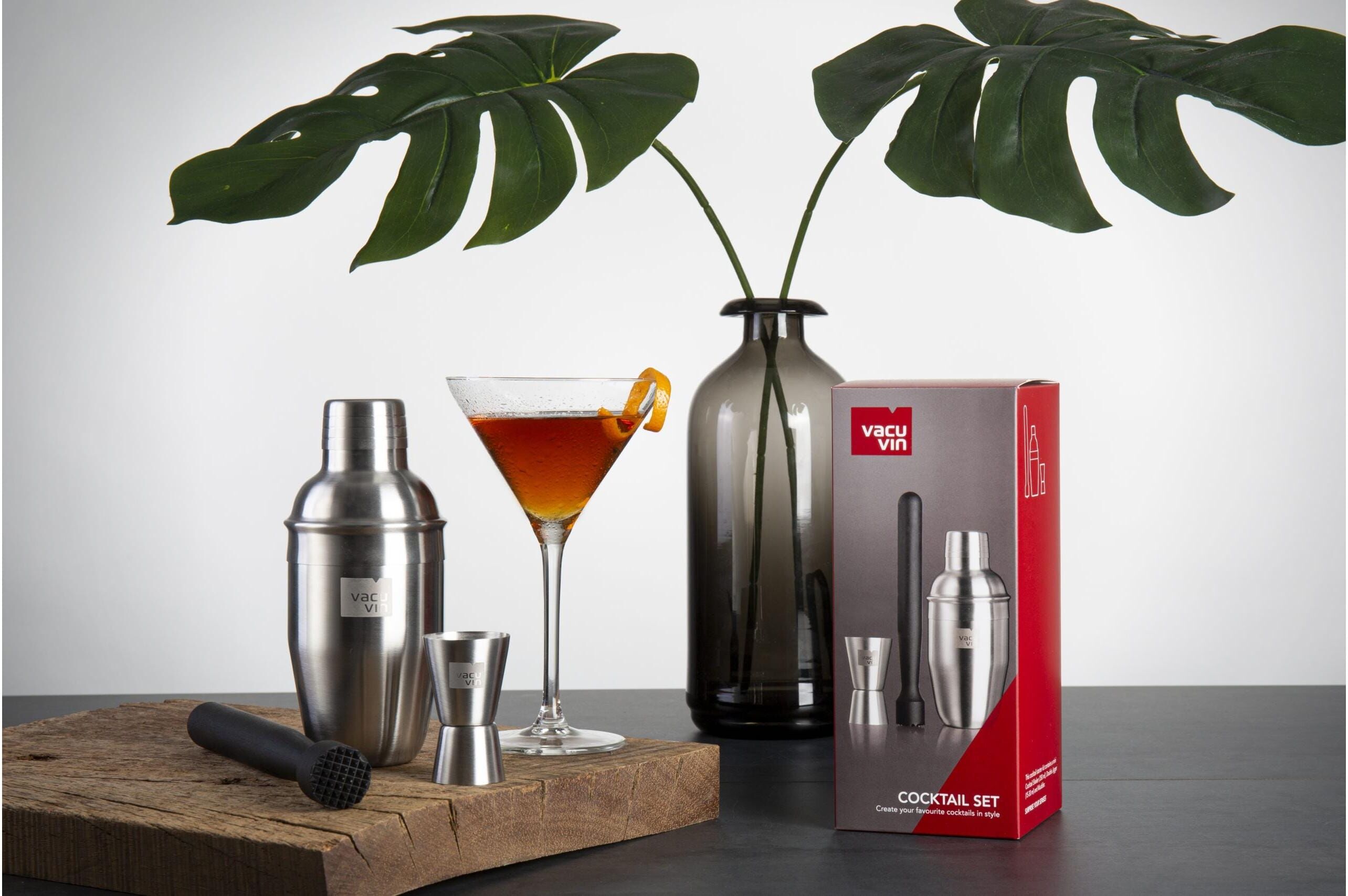 VACUVIN Cocktail Shaker "0.35 l, Silber", silber (silberfarben), Shaker, Cocktail Shaker silberfarben Einheitsgröße