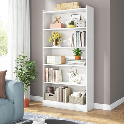 YUZHOU 72-Inch Bookcase, 6-Tier Modern Freestanding Display Shelf