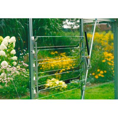 Fenster VITAVIA "Lamellenfenster", silber (silberfarben), B:61cm H:45cm, Aluminium, Fenster, für Gewächshäuser, BxH: 16x45 cm