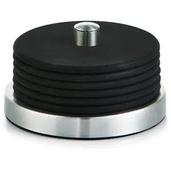 Zeller Untersetzer 10 cm schwarz, silber