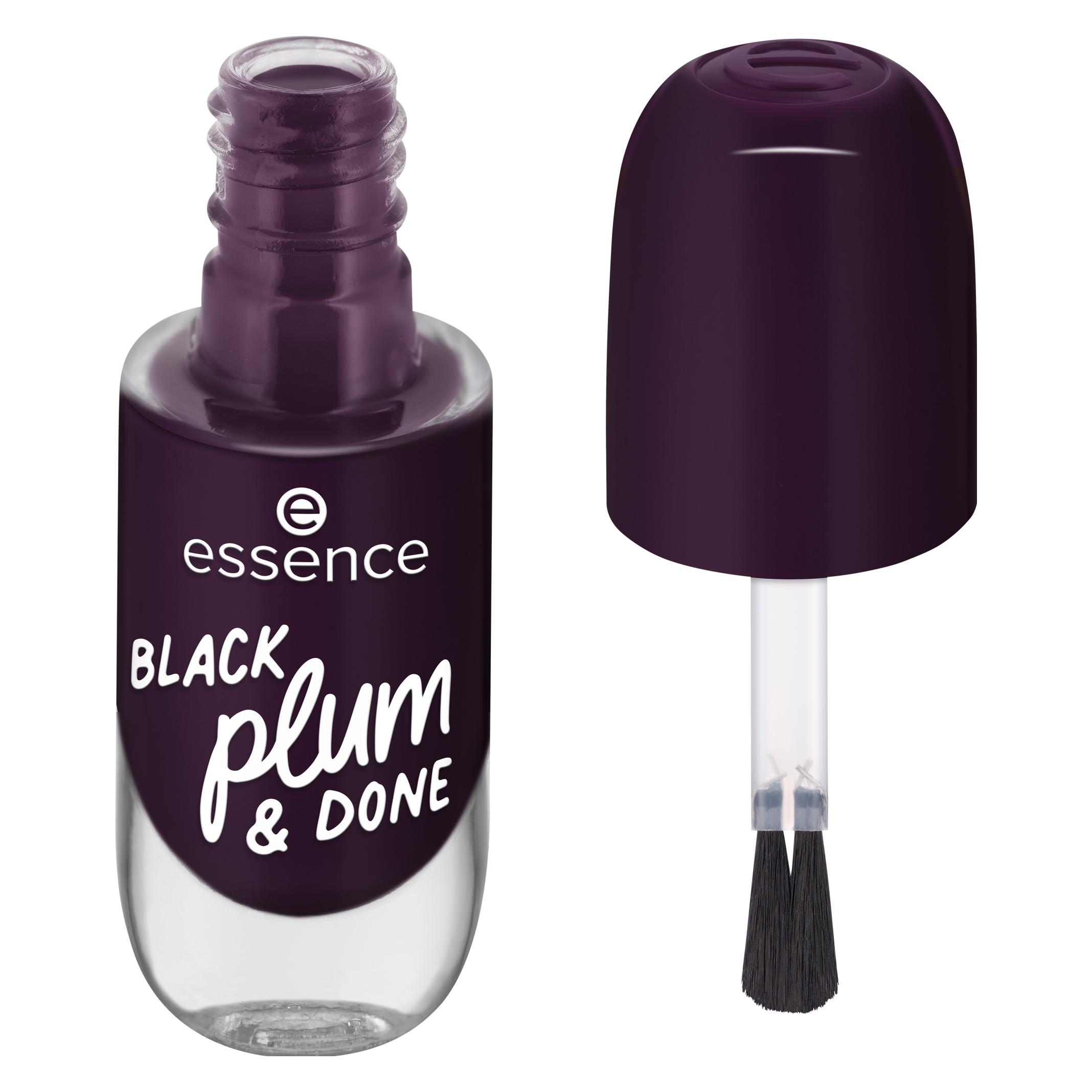 essence gel nail colour (84 Black Plum & Done, Gel-Effekt Nagellack) (cosnova GmbH)