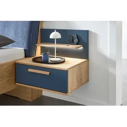Musterring Nachttisch Malin Lack Blau