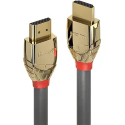 Lindy 37864 HDMI-Kabel 5 m HDMI Typ A (Standard) Gold, Grau