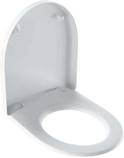 Geberit iCon WC-Sitz 574120000 Scharniere Edelstahl, weiß