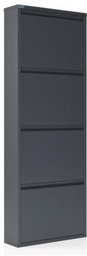 Ceha Antibacterial 4 Tier metal shoe cabinet without holes