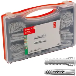 fischer RED-BOX - SX Plus, UX Universaldübel-Sortiment 290 Stück