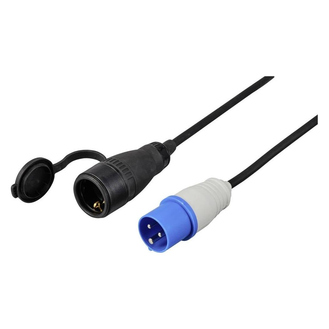 Sygonix SY-6323690 CEE-CARA Adapter 16 A 3polig 230 V/AC 1 St. (CEE 16/3, CEE 7/4) (SY-6323690)