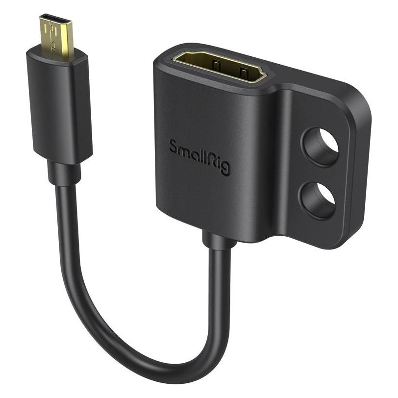SmallRig Ultra Slim 4K HDMI Adapter Kabel (D to A) (0.14 m) (3021)