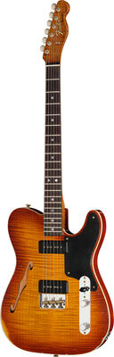 Fender LTD Artisan Tele Thinline P90 Aged Tobacco Burst
