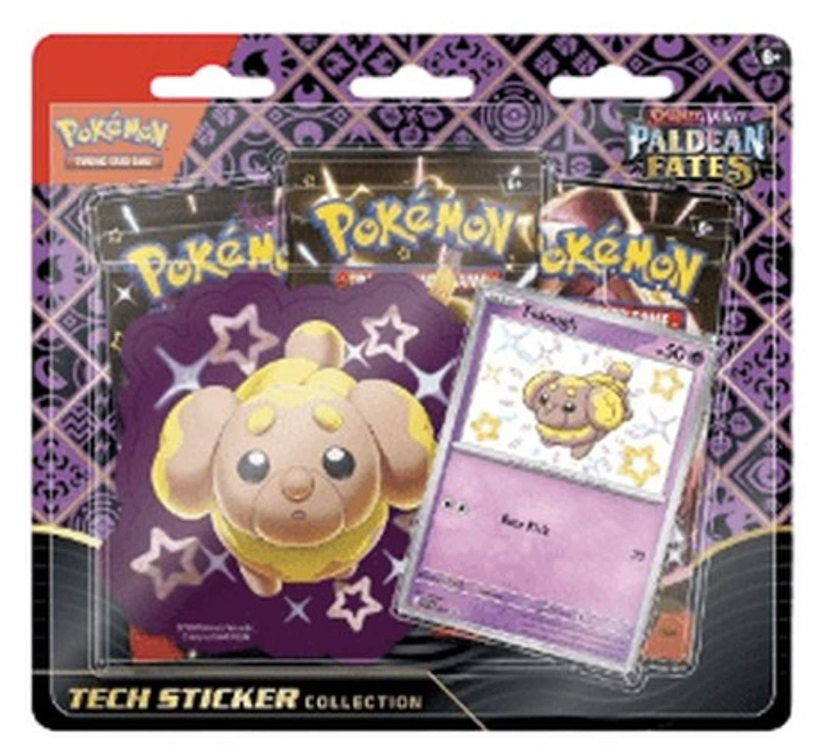 Pokemon Paldean Fates Fidough Tech Sticker Collection van The Pokemon Company