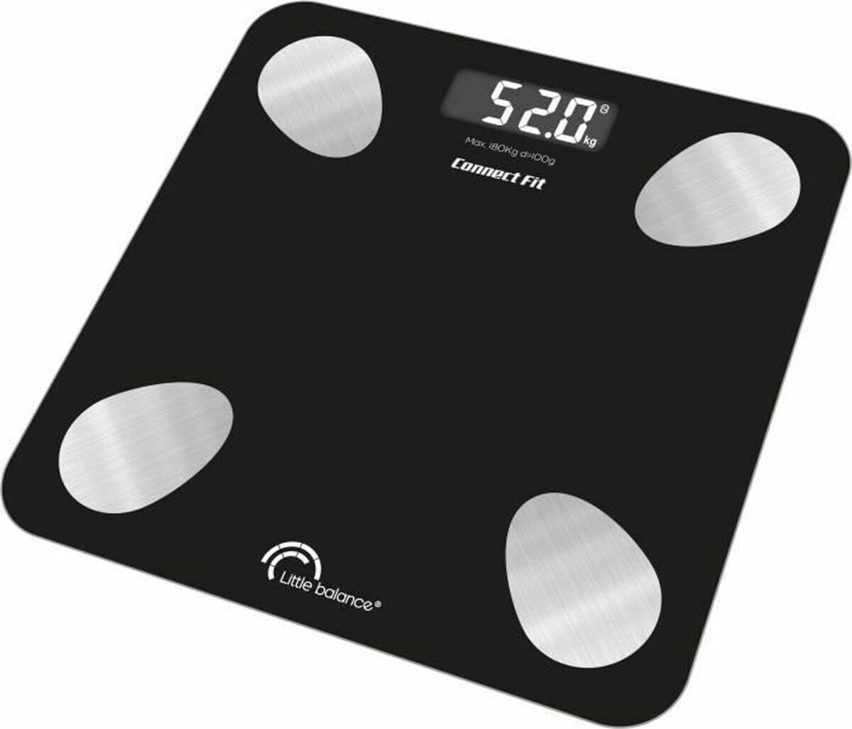 Little Balance Connect Fit Duo Kit Bad weighingenschaal met impedantiemeter en springtouw - Zwart