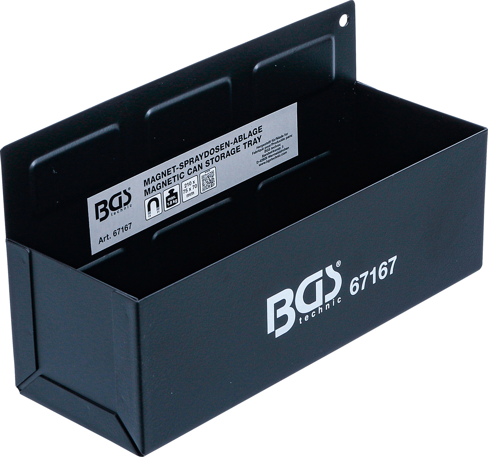 BGS technic magnetische opbergbak voor blikjes