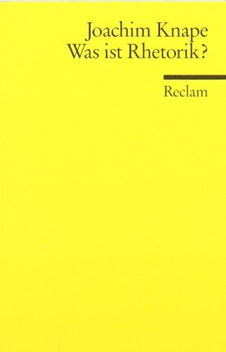 Joachim Knape - Was ist Rhetorik? - Preis vom 30.09.2026 09:01:18 h