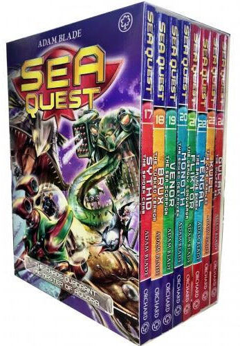 ORCHARD BOOKS Sea Quest Series 5 & 6 8 Book Box Set by Adam Blade – Books 17–24 Ocean Adventure Collection