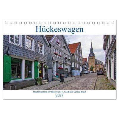 Stadtansichten Hückeswagen (Tischkalender 2027 DIN A5 quer), CALVENDO Monatskalender