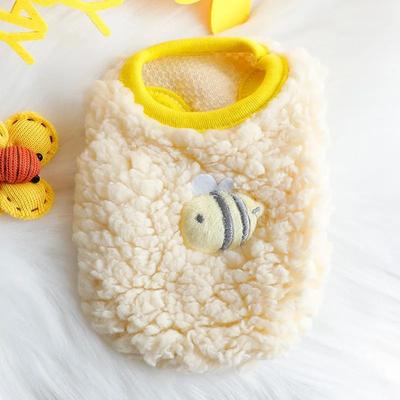 Uplifted Finds Newborn Kitten Velvet Winter Warm Pet Sweater yellow 3xs