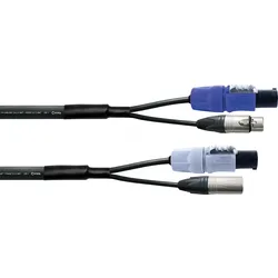 CPH 5D1PWR1 - CORDIAL Strom- und DMX-Hybridkabel, 5,00m