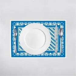 Sovie HORECA Tischset Bavaria in Blau aus Linclass® Airlaid 40 x 30 cm, 100 Stück - Bayern Bayerisch