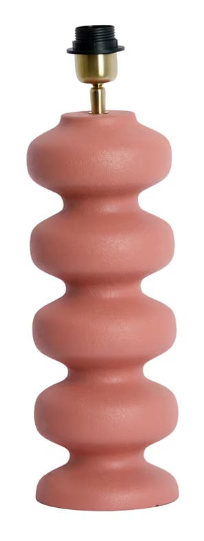 Light & Living Lampvoet Soroca 42cm - Mat Koraalroze - Rond