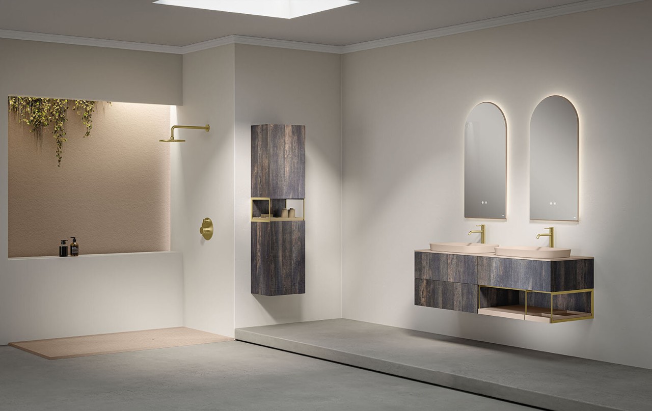 Fiora Möbel 1 Schublade Classic Simple Noce Savoia Noce Savoia 698x501x250 UNCNMERS01