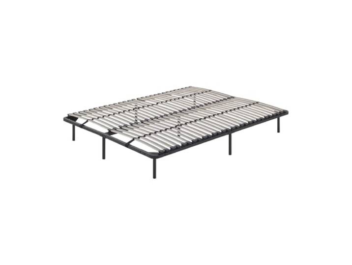 i-flair Metallbett Lattenrost 200x200 cm, Gästebett auf Füßen mit Stauraum, Lattenrahmen Ortho - für alle Betten und Matratzen geeignet