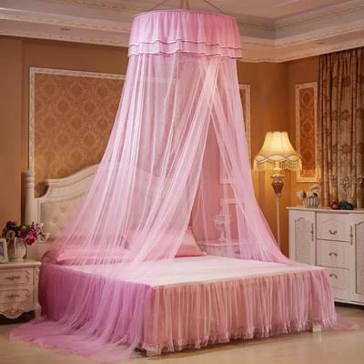 The Handy Homestead Princess Mosquito Net Ceiling Bed Canopy With Luminous Butterfly Decor yellow