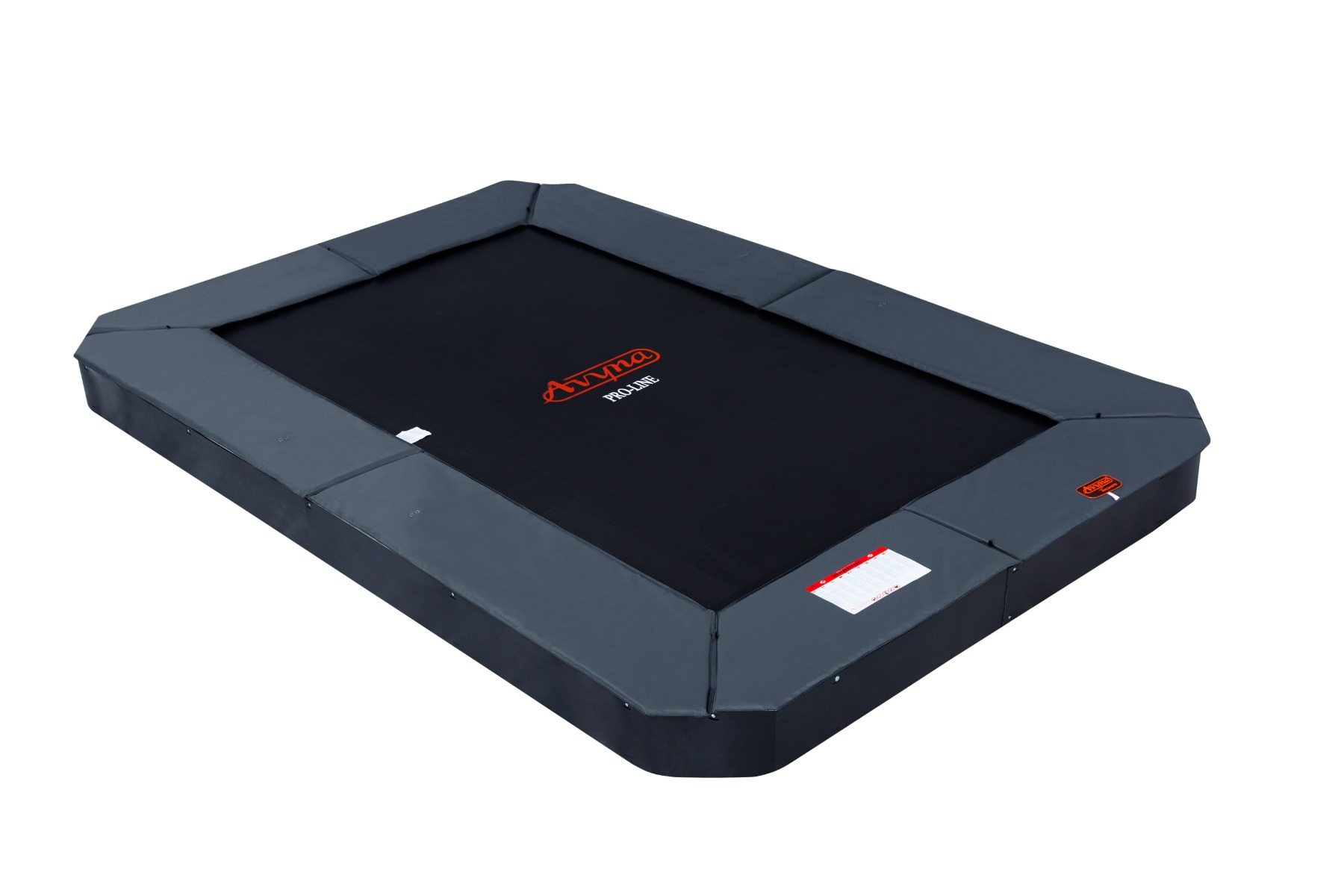 Avyna Pro-Line FlatLevel trampoline 223 - 305x225cm - grau