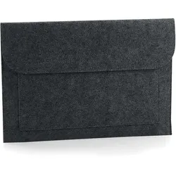 BagBase Filz Laptop Tasche Laptop-Tasche BG726 charcoal melange 41,5 x 28 cm