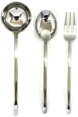 Mepra Sveva Flatware Set - 3 Pieces - Stainless Steel