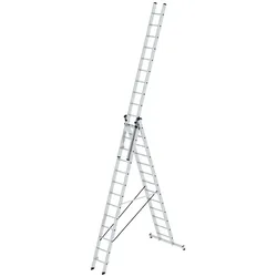 Munk Mehrzweckleiter 11144 3tlg nivello-Traverse 3x13 Sprossen