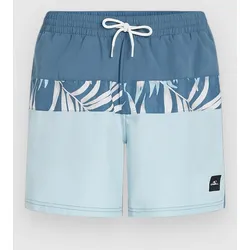 O'Neill Cali Block 15'' Boardshorts blue dipped leaves Gr. L