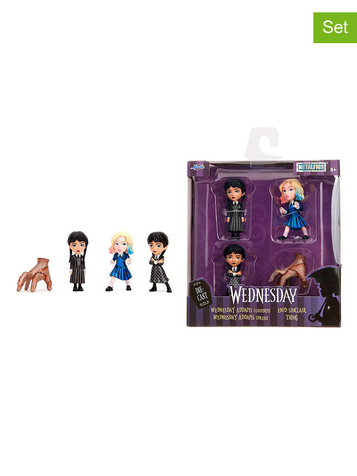 4er-Set: Spielfiguren ''Wednesday'' - ab 8 Jahren - onesize
