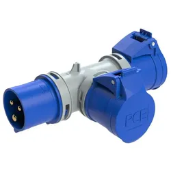 PCE 94325103 CEE 2-Wegekupplung 16A 3p mit Stecker IP44 (T-Connect)