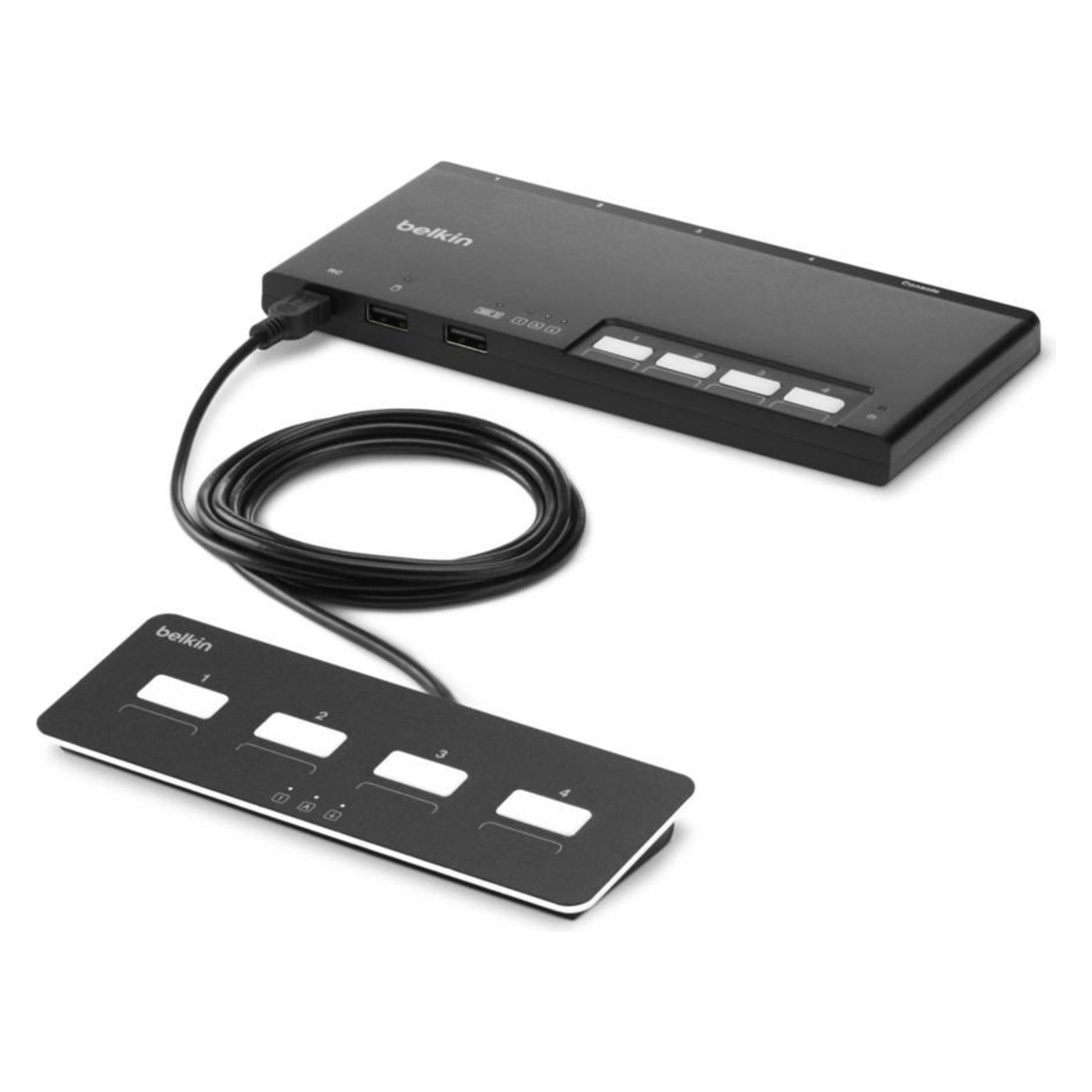 Belkin F1DN004MOD-KM-4, Schwarz (F1DN004MOD-KM-4)