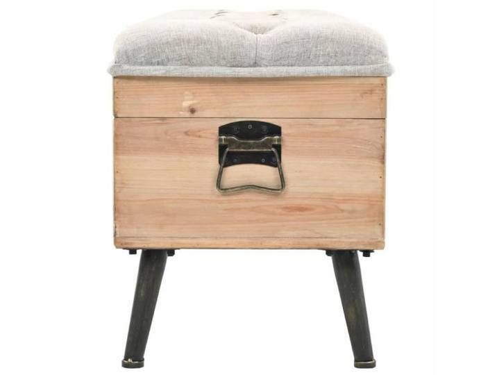 LVL - MEUBLE SIEGE - Banc de rangement 110 cm Bois de sapin massif(2941)
