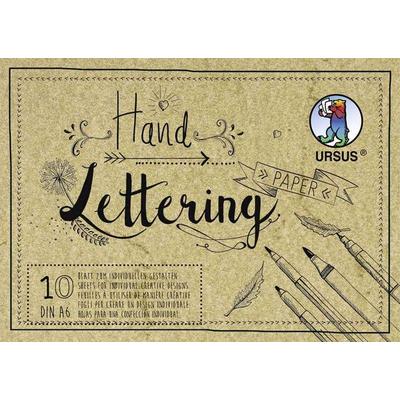 URSUS Handlettering Paper, DIN A6, chamois