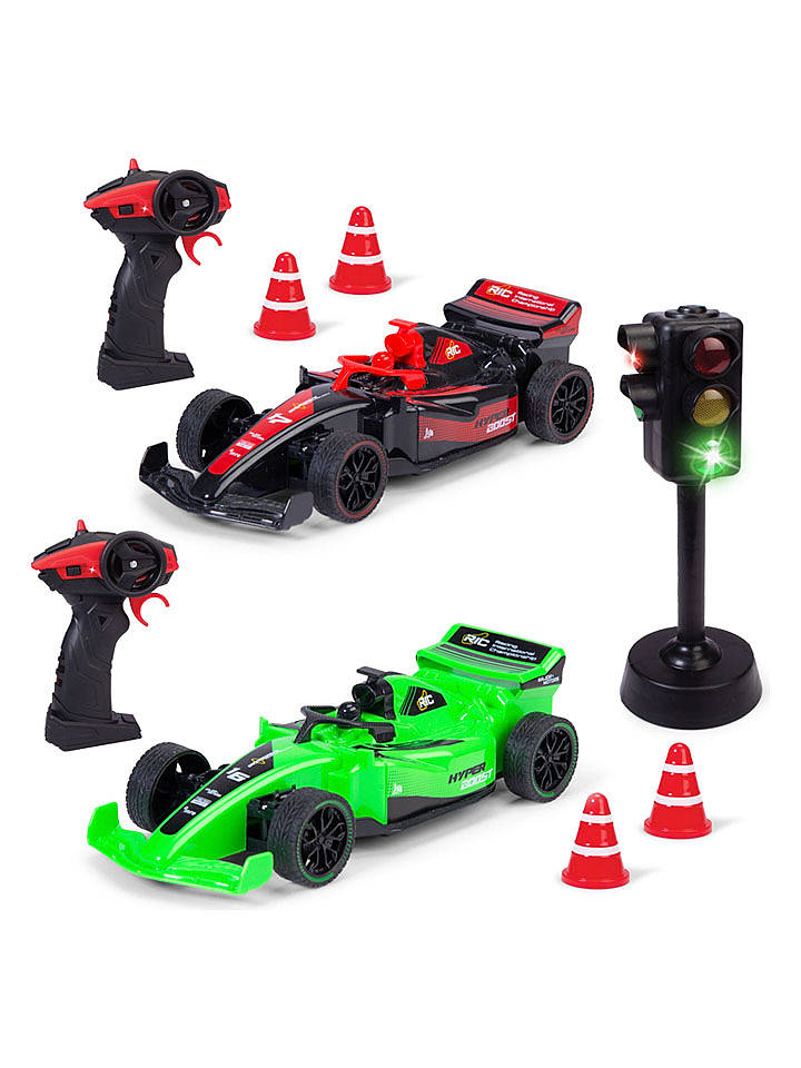 Dickie 2er-Set: Ferngesteuerte Autos "Speed Racers" - ab 4 Jahren - onesize