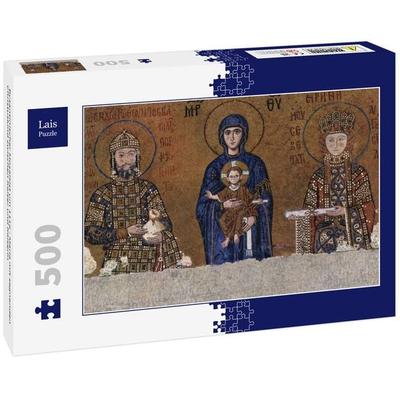 Lais Puzzle Byzantinischer Mosaizist um 1118 - Maria mit segnenden Christuskind zwischen Kaiser und Kaiserin 500 Teile